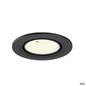 Preview: SLV 1009419 NUMINOS® GIMBLE S, Deckeneinbauleuchte, 4000 K, 40°, IP20, rund, schwarz / weiß