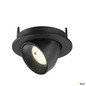 Preview: SLV 1009421 NUMINOS® GIMBLE S, Deckeneinbauleuchte, 4000 K, 55°, IP20, rund, schwarz