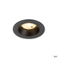 Preview: SLV 1009451 NUMINOS® S, Deckeneinbauleuchte, 3000 K, 20°, IP20, rund, schwarz