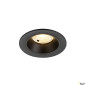 Preview: SLV 1009454 NUMINOS® S, Deckeneinbauleuchte, 3000 K, 40°, IP20, rund, schwarz