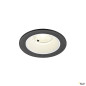 Preview: SLV 1009473 NUMINOS® S, Deckeneinbauleuchte, 4000 K, 40°, IP20, rund, schwarz / weiß