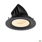 Preview: SLV 1009545 NUMINOS® GIMBLE M, Deckeneinbauleuchte,, 2700 K, 40°, schwarz / weiß