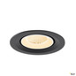 Preview: SLV 1009545 NUMINOS® GIMBLE M, Deckeneinbauleuchte,, 2700 K, 40°, schwarz / weiß