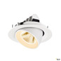 Preview: SLV 1009551 NUMINOS® GIMBLE M, Deckeneinbauleuchte,, 2700 K, 20°, weiß