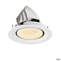 Preview: SLV 1009557 NUMINOS® GIMBLE M, Deckeneinbauleuchte,, 2700 K, 55°, weiß