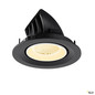 Preview: SLV 1009563 NUMINOS® GIMBLE M, Deckeneinbauleuchte,, 3000 K, 40°, schwarz / weiß