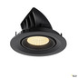 Preview: SLV 1009565 NUMINOS® GIMBLE M, Deckeneinbauleuchte,, 3000 K, 55°, schwarz