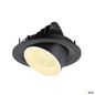 Preview: SLV 1009566 NUMINOS® GIMBLE M, Deckeneinbauleuchte,, 3000 K, 55°, schwarz / weiß