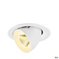 Preview: SLV 1009569 NUMINOS® GIMBLE M, Deckeneinbauleuchte,, 3000 K, 20°, weiß