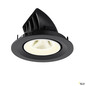 Preview: SLV 1009578 NUMINOS® GIMBLE M, Deckeneinbauleuchte,, 4000 K, 20°, schwarz / weiß