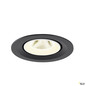 Preview: SLV 1009578 NUMINOS® GIMBLE M, Deckeneinbauleuchte,, 4000 K, 20°, schwarz / weiß