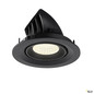 Preview: SLV 1009583 NUMINOS® GIMBLE M, Deckeneinbauleuchte,, 4000 K, 55°, schwarz