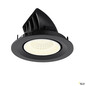 Preview: SLV 1009584 NUMINOS® GIMBLE M, Deckeneinbauleuchte,, 4000 K, 55°, schwarz / weiß