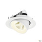 Preview: SLV 1009587 NUMINOS® GIMBLE M, Deckeneinbauleuchte,, 4000 K, 20°, weiß