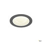 Preview: SLV 1009635 NUMINOS® M, Deckeneinbauleuchte, 4000 K, 40°, IP20, rund, schwarz / weiß