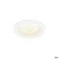 Preview: SLV 1009644 NUMINOS® M, Deckeneinbauleuchte, 4000 K, 40°, IP20, rund, weiß