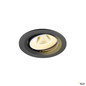 Preview: SLV 1009668 NUMINOS® MOVE M, Deckeneinbauleuchte, 3000 K, 20°, IP20, rund, schwarz / weiß