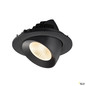 Preview: SLV 1009706 NUMINOS® GIMBLE L, Deckeneinbauleuchte, 2700 K, 40°, IP20, rund, schwarz