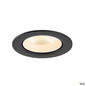 Preview: SLV 1009707 NUMINOS® GIMBLE L, Deckeneinbauleuchte, 2700 K, 40°, IP20, rund, schwarz / weiß