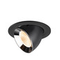 Preview: SLV 1009708 NUMINOS GIMBLE L, Deckeneinbauleuchte schwarz/chrom 2700K 40°
