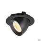 Preview: SLV 1009709 NUMINOS® GIMBLE L, Deckeneinbauleuchte, 2700 K, 55°, IP20, rund, schwarz