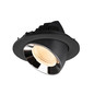 Preview: SLV 1009711 NUMINOS GIMBLE L, Deckeneinbauleuchte schwarz/chrom 2700K 55°