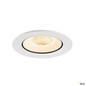 Preview: SLV 1009713 NUMINOS® GIMBLE L, Deckeneinbauleuchte, 2700 K, 20°, IP20, rund, weiß