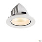 Preview: SLV 1009716 NUMINOS® GIMBLE L, Deckeneinbauleuchte, 2700 K, 40°, IP20, rund, weiß