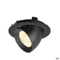 Preview: SLV 1009721 NUMINOS® GIMBLE L, Deckeneinbauleuchte, 3000 K, 20°, IP20, rund, schwarz