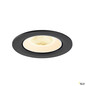 Preview: SLV 1009722 NUMINOS® GIMBLE L, Deckeneinbauleuchte, 3000 K, 20°, IP20, rund, schwarz / weiß