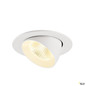 Preview: SLV 1009734 NUMINOS® GIMBLE L, Deckeneinbauleuchte, 3000 K, 40°, IP20, rund, weiß