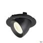 Preview: SLV 1009745 NUMINOS® GIMBLE L, Deckeneinbauleuchte, 4000 K, 55°, IP20, rund, schwarz