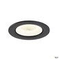 Preview: SLV 1009746 NUMINOS® GIMBLE L, Deckeneinbauleuchte, 4000 K, 55°, IP20, rund, schwarz / weiß