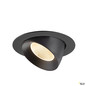Preview: SLV 1009864 NUMINOS® GIMBLE XL, Deckeneinbauleuchte,, 2700 K, 20°, schwarz