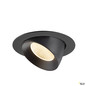 Preview: SLV 1009867 NUMINOS® GIMBLE XL, Deckeneinbauleuchte,, 2700 K, 40°, schwarz