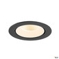 Preview: SLV 1009868 NUMINOS® GIMBLE XL, Deckeneinbauleuchte,, 2700 K, 40°, schwarz / weiß