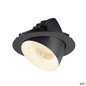 Preview: SLV 1009871 NUMINOS® GIMBLE XL, Deckeneinbauleuchte,, 2700 K, 55°, schwarz / weiß