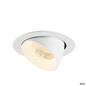 Preview: SLV 1009880 NUMINOS® GIMBLE XL, Deckeneinbauleuchte,, 2700 K, 55°, weiß