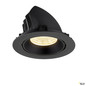 Preview: SLV 1009888 NUMINOS® GIMBLE XL, Deckeneinbauleuchte,, 3000 K, 55°, schwarz