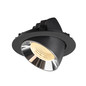 Preview: SLV 1009890 NUMINOS GIMBLE XL, Deckeneinbauleuchte schwarz/chrom 3000K 55°