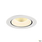 Preview: SLV 1009892 NUMINOS® GIMBLE XL, Deckeneinbauleuchte,, 3000 K, 20°, weiß
