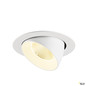 Preview: SLV 1009892 NUMINOS® GIMBLE XL, Deckeneinbauleuchte,, 3000 K, 20°, weiß