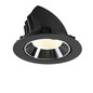 Preview: SLV 1009905 NUMINOS GIMBLE XL, Deckeneinbauleuchte schwarz/chrom 4000K 40°