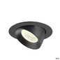 Preview: SLV 1009906 NUMINOS® GIMBLE XL, Deckeneinbauleuchte,, 4000 K, 55°, schwarz