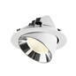 Preview: SLV 1009911 NUMINOS GIMBLE XL, Deckeneinbauleuchte weiß/chrom 4000K 20°