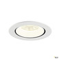 Preview: SLV 1009916 NUMINOS® GIMBLE XL, Deckeneinbauleuchte,, 4000 K, 55°, weiß