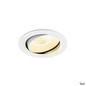 Preview: SLV 1010003 NUMINOS® MOVE XL, Deckeneinbauleuchte, 3000 K, 40°, IP20, rund, weiß