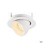 Preview: SLV 1010036 NUMINOS® GIMBLE XS, Deckeneinbauleuchte, 2700 K, 20°, IP20, rund, weiß