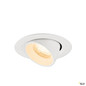 Preview: SLV 1010039 NUMINOS® GIMBLE XS, Deckeneinbauleuchte, 2700 K, 40°, IP20, rund, weiß