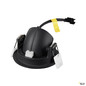 Preview: SLV 1010044 NUMINOS® GIMBLE XS, Deckeneinbauleuchte, 3000 K, 20°, IP20, rund, schwarz